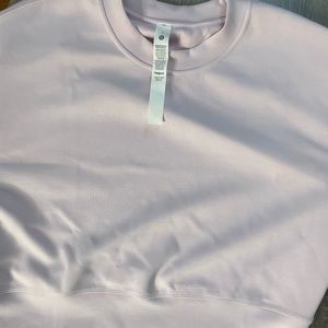 Softstreme Perfectly Oversized Cropped Crew color Meadowsweet Pink size 2